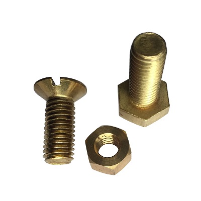 brass bolt and nut 1